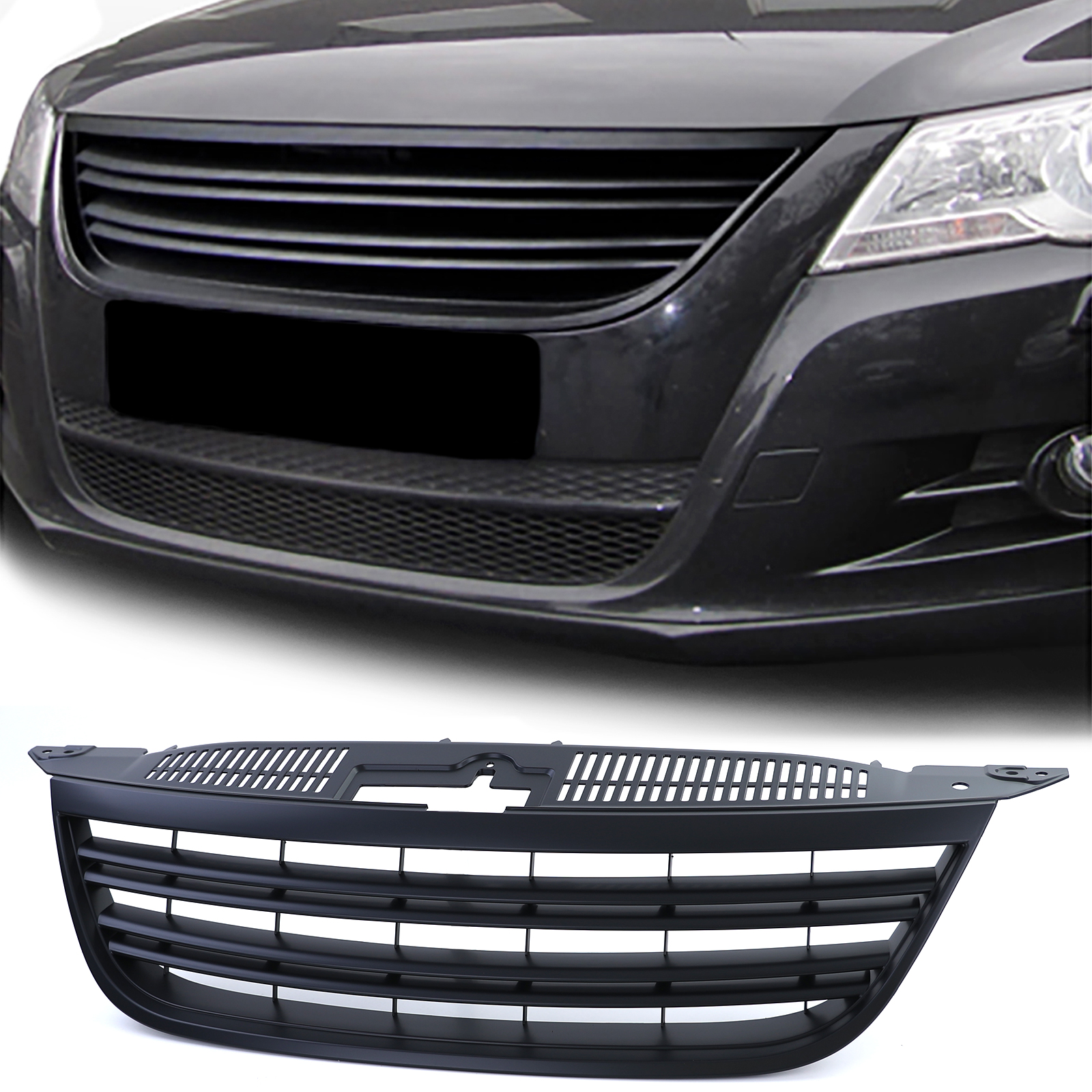 Radiator Grill Tiguan 5N 2007-2011 Gloss Black